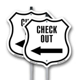 Check-Out Left Arrow