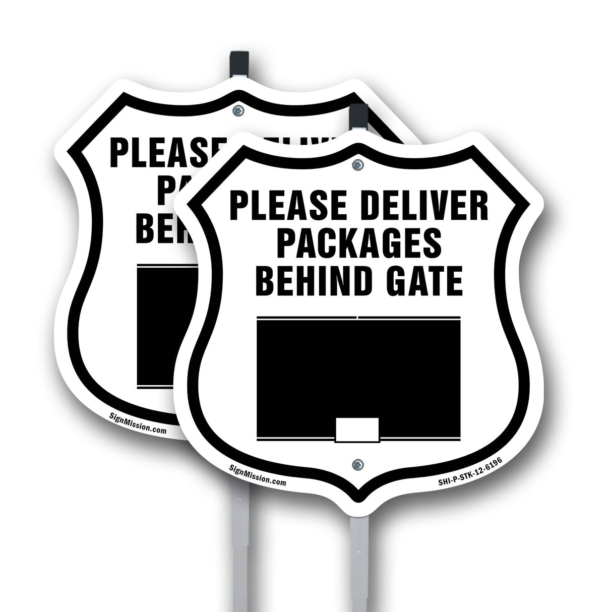 Please Deliver All Packages Behind Gate