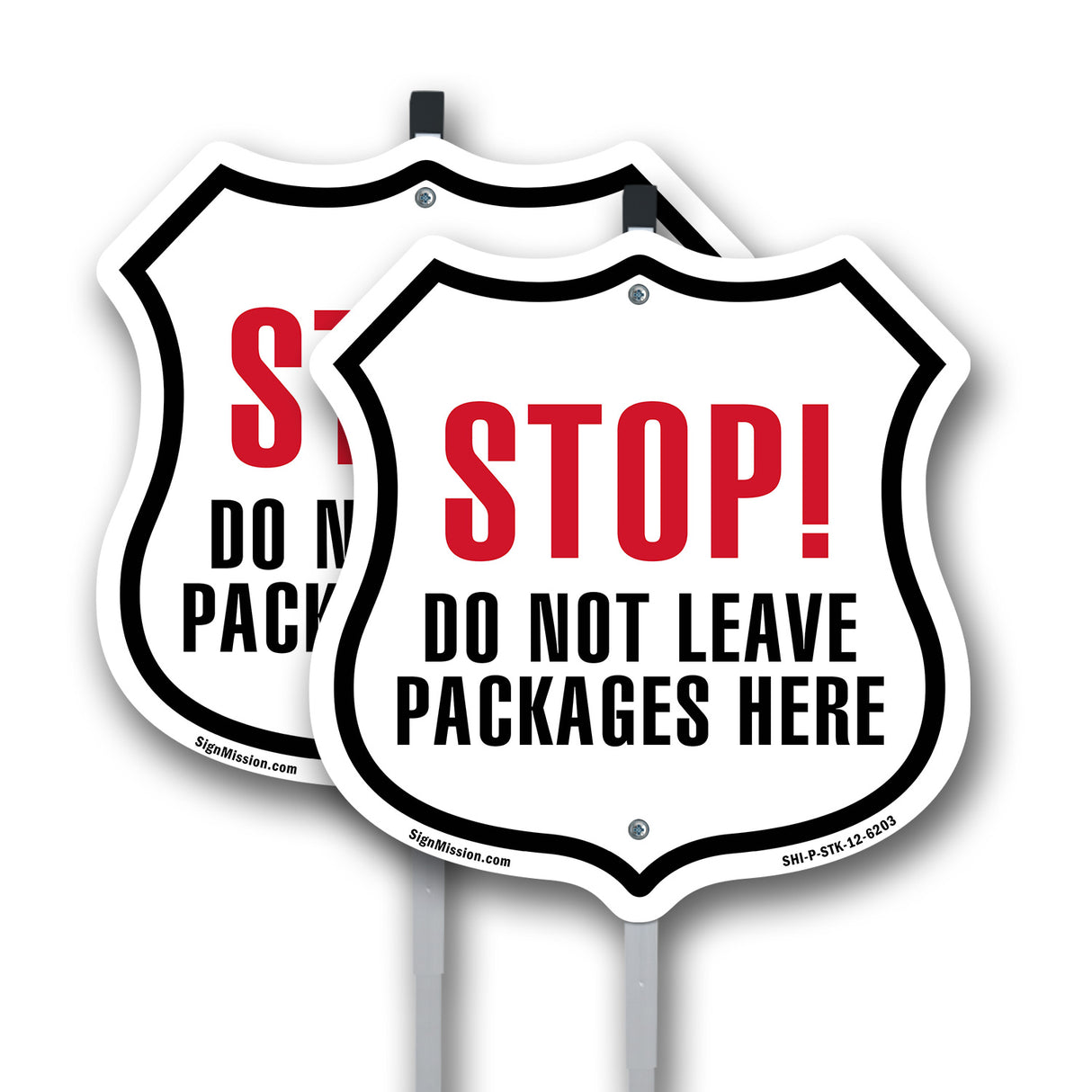 Stop Do Not Leave Packages Here