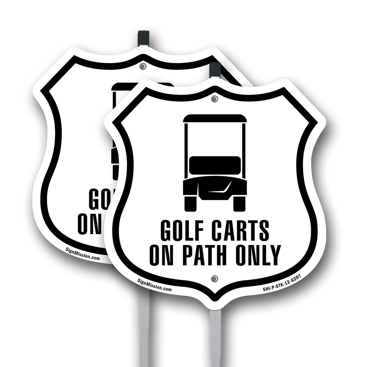 GOLF CARTS ON PATH ONLY