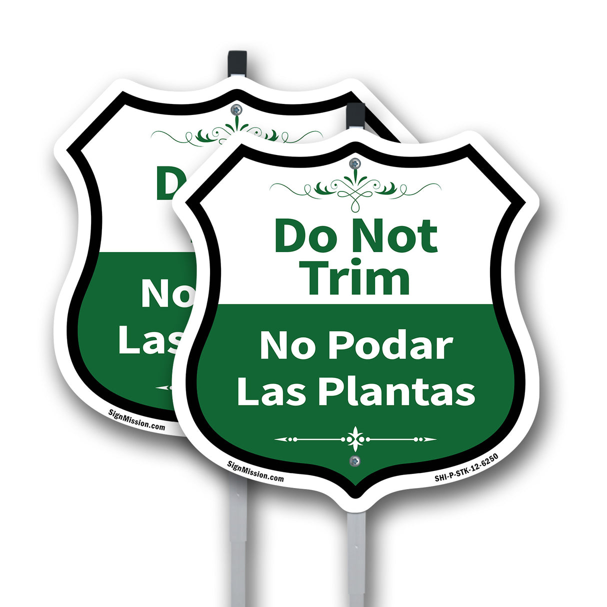 Do Not Trim Bilingual English / Spanish