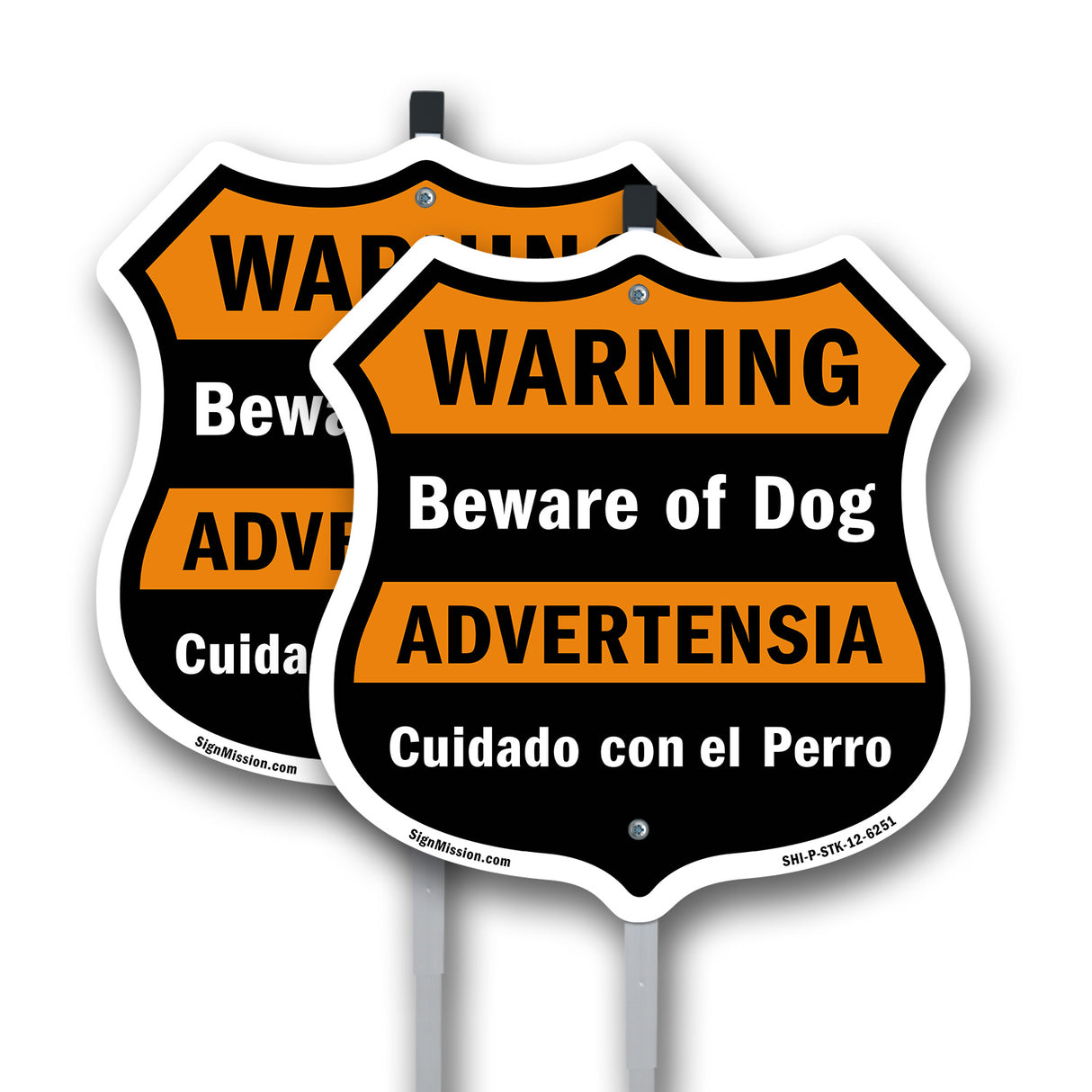 Beware of Dog Bilingual English / Spanish