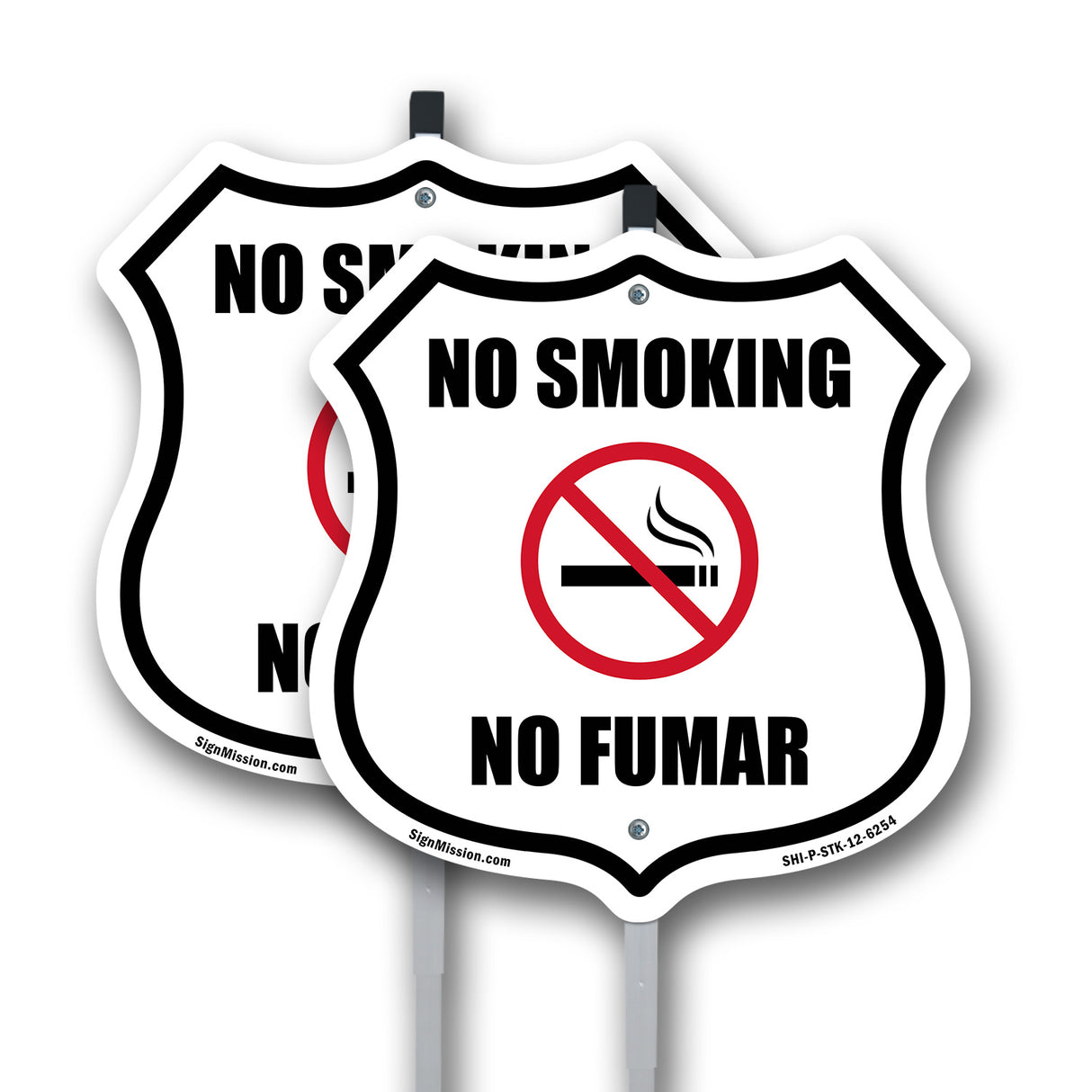 No Smoking No Fumar Bilingual English / Spanish