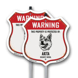 Warning This Property is Protected by Akita