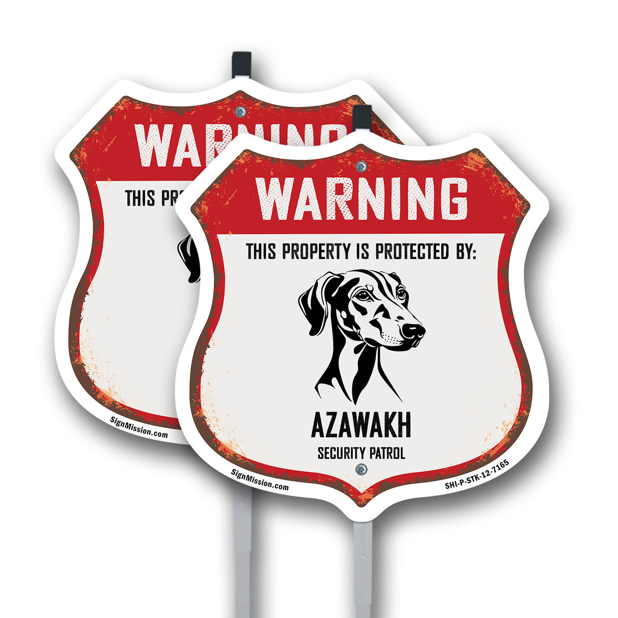 Warning This Property is Protected by Azawakh