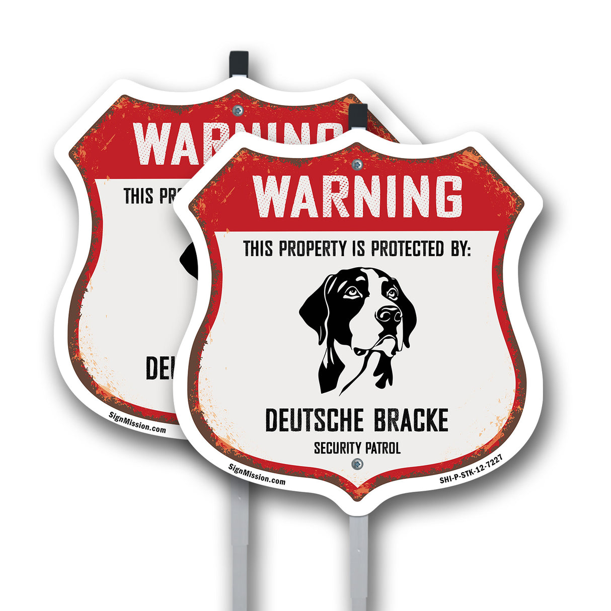 Warning This Property is Protected by Deutsche Bracke