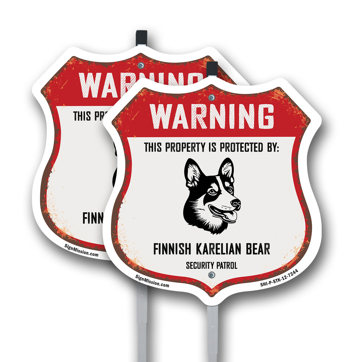 Warning This Property is Protected by Finnish Karelian Bear