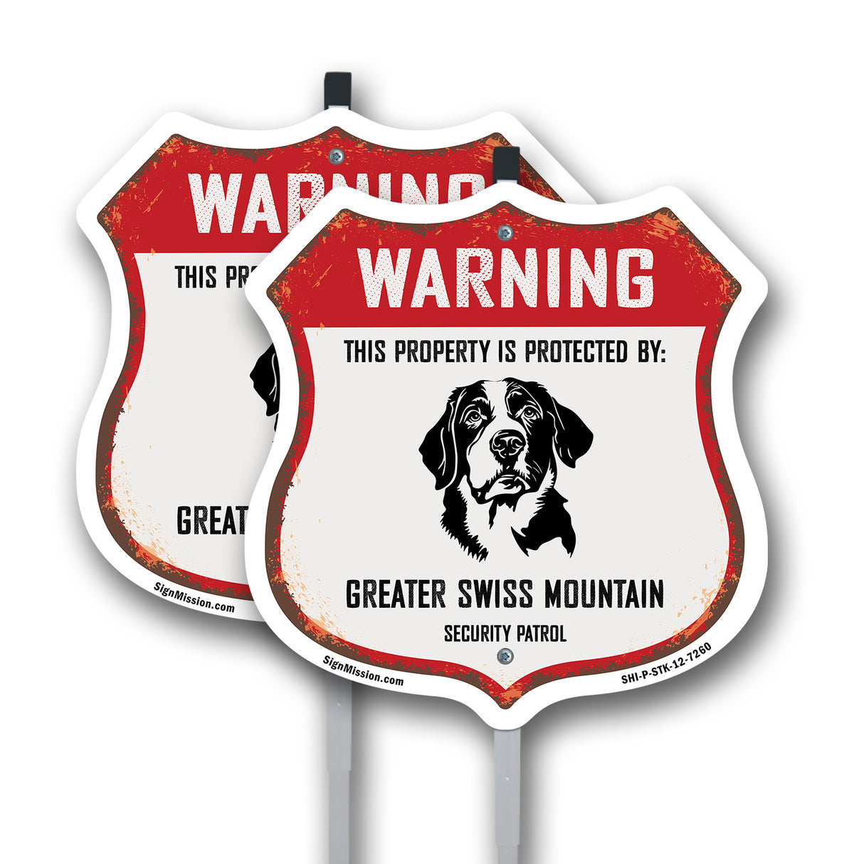 Warning This Property is Protected by Greater Swiss Mountain