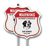 Warning This Property is Protected by Saint Bernard