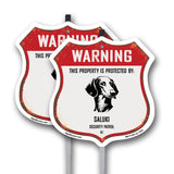 Warning This Property is Protected by Saluki