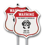 Warning This Property is Protected by Shih Tzu