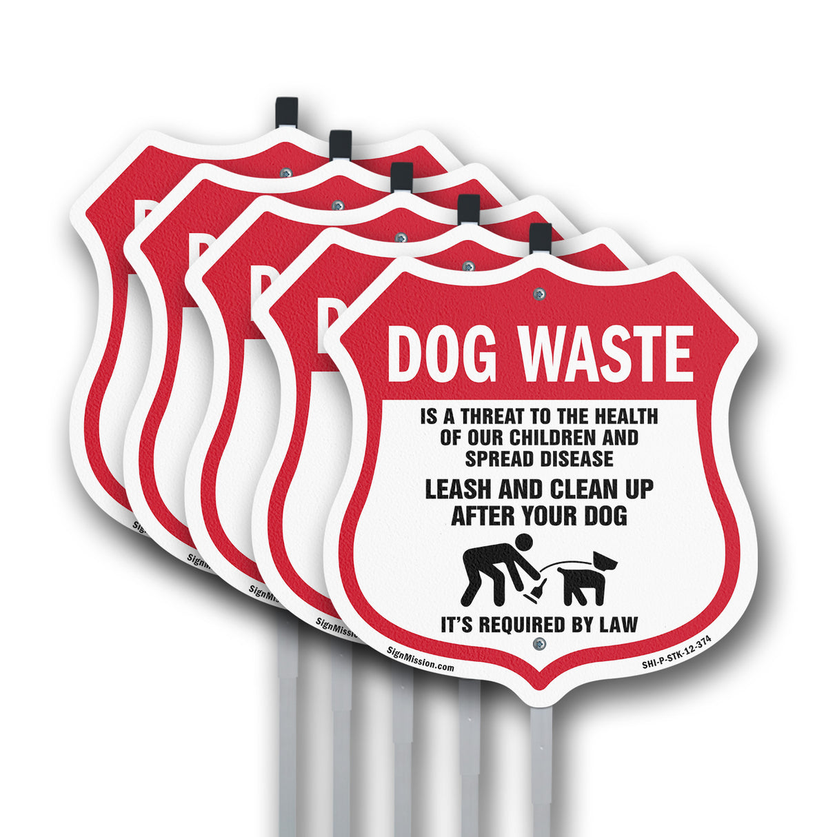 Dog Poop Dog Waste Is A Threat To The Health Of Our Children. Leash And Clean Up After Your Dog
