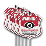 Neighborhood Crime Watch Warning Our Neighbors Are Watching To Report Suspicious Activity To Our Law Enforcement Agency