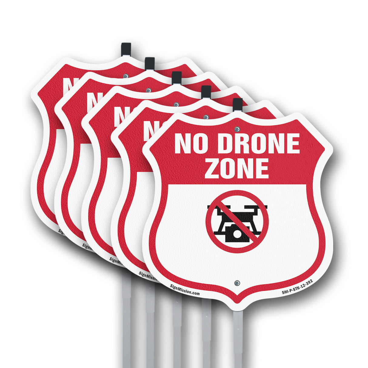 No Drone Shield Sign No Drone Zone From Federal State And Local Aviation Authorities