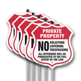 Private Property No Soliciting Loitering Trespassing All Offenders Will Be Prosecuted To The Full Extent Of The Law