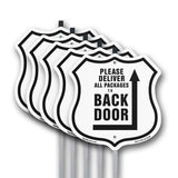 Please Deliver All Packages To Back Door Right