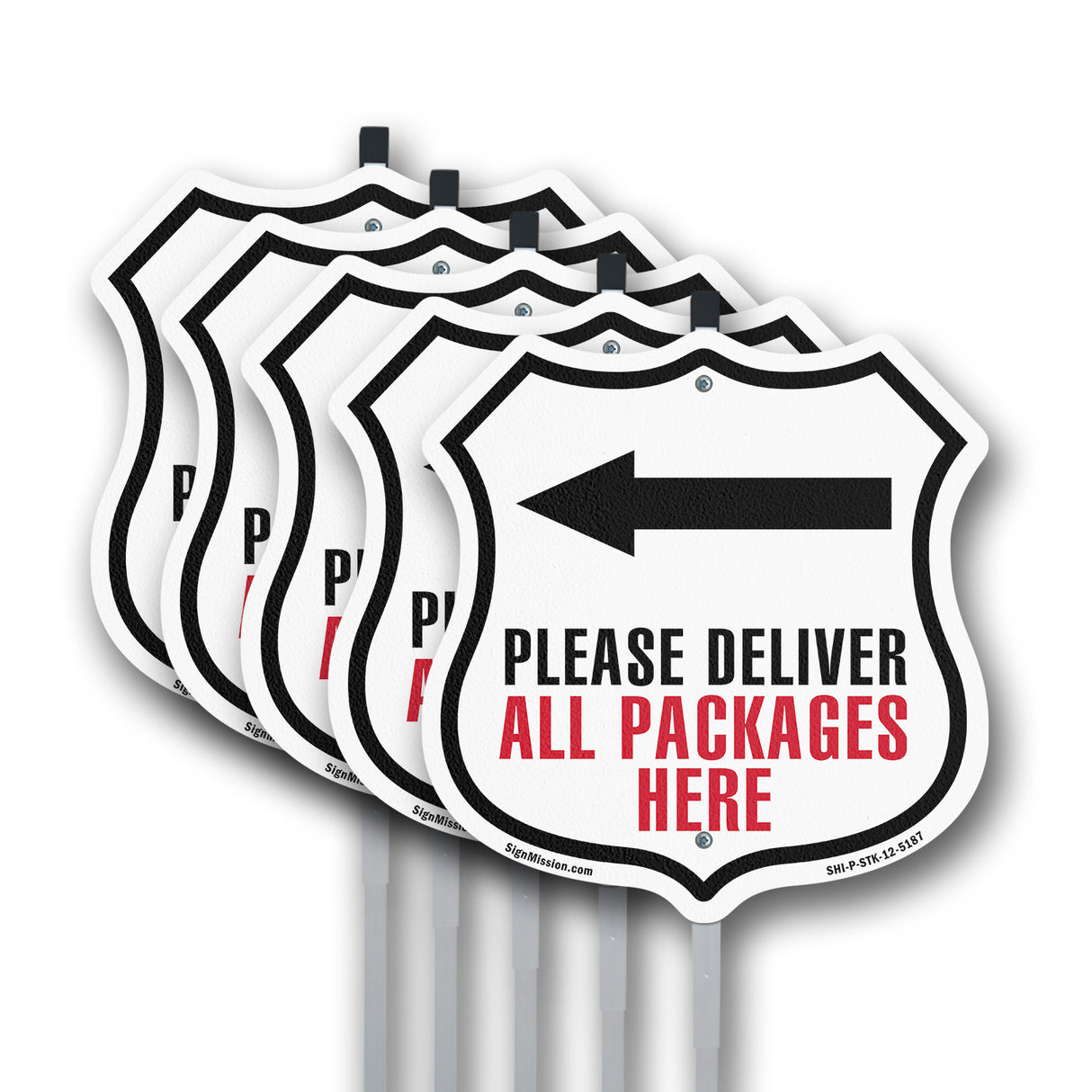 Please Deliver All Packages Here Left