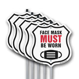 Caution Face Mask Must Be Worn