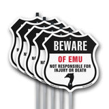 Beware Of Emus Not Responsible For Injury Or Death