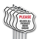 Please Deliver All Packages Inside Garage
