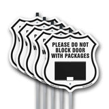 Please Do Not Block Door With Packages