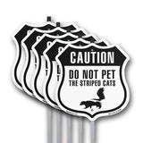 Caution Do Not Pet The Striped Cats Skunk