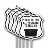 Please Deliver All Packages To This Bin