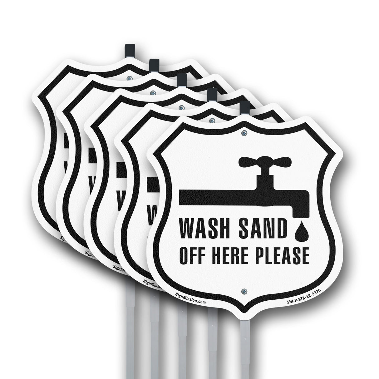 Wash Sand Off Here Please