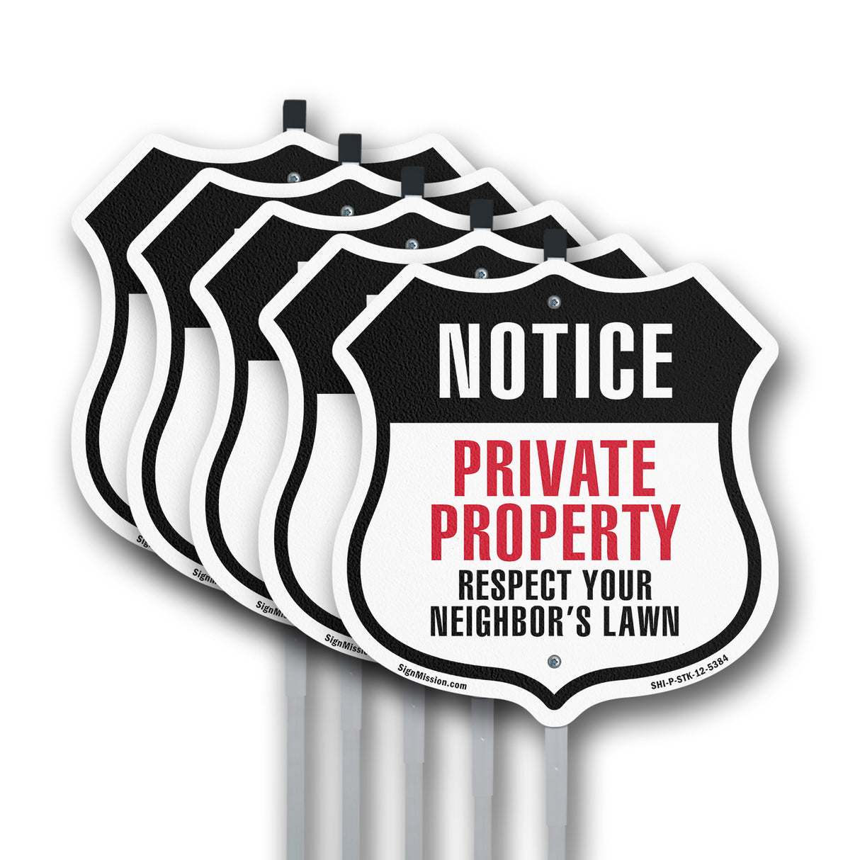 Notice Private Property Respect Your Neighbor's Lawn