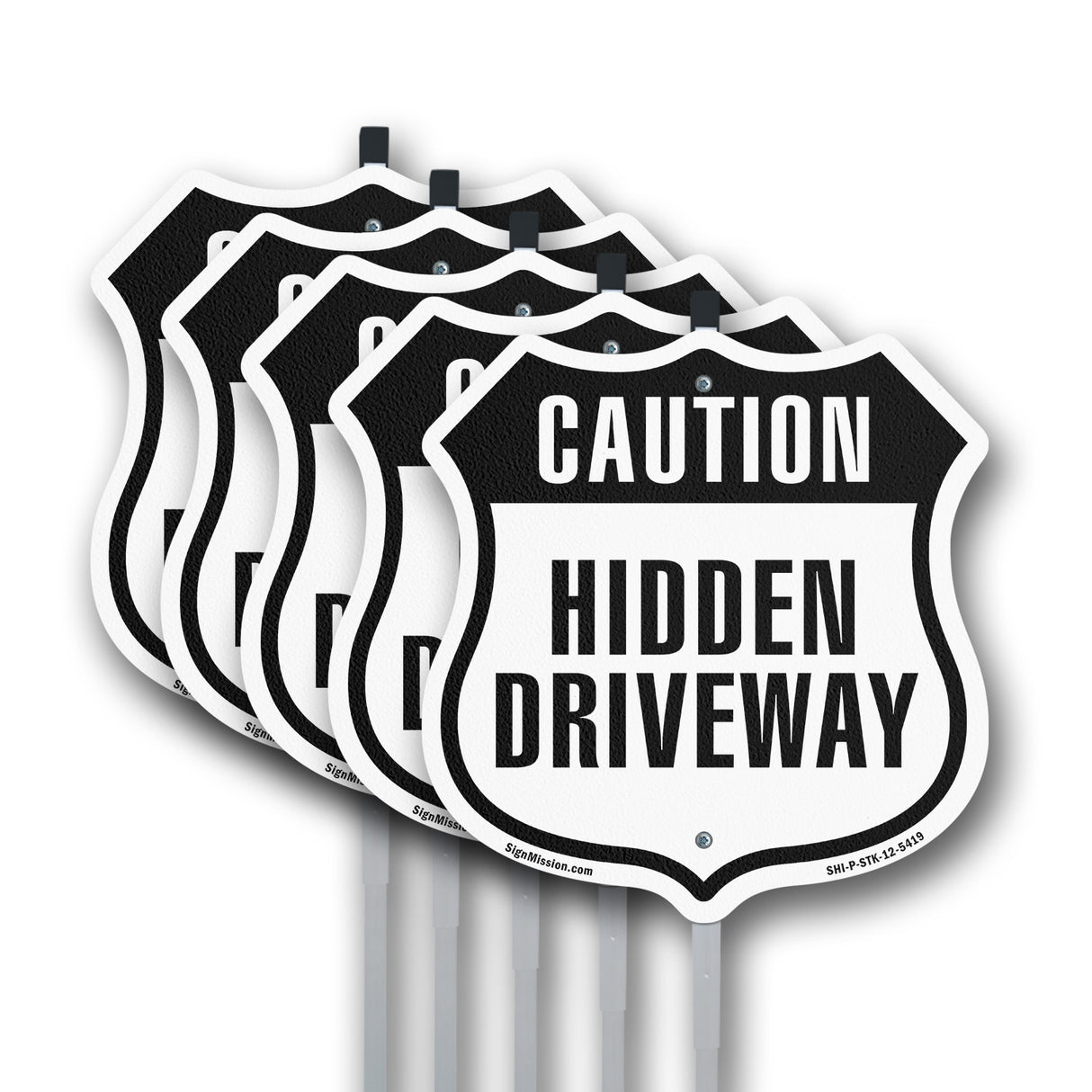 Caution Hidden Driveway