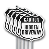 Caution Hidden Driveway