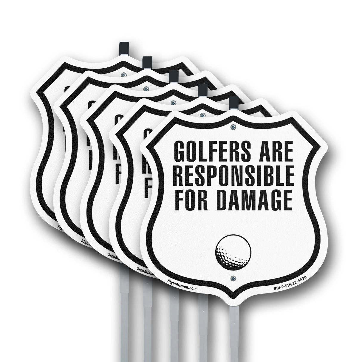 Golfers Are Responsible For Damage