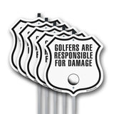 Golfers Are Responsible For Damage