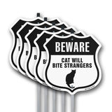 Beware Cat Will Bite Strangers