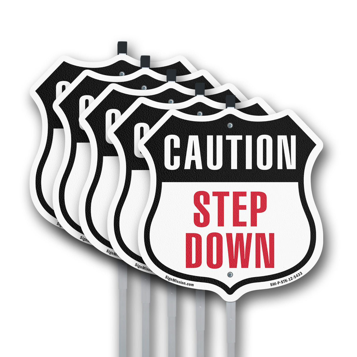 Caution Step Down