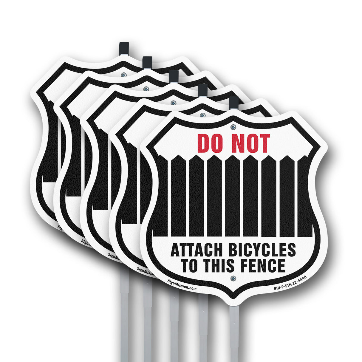 Do Not Attach Bicycles To This Fence