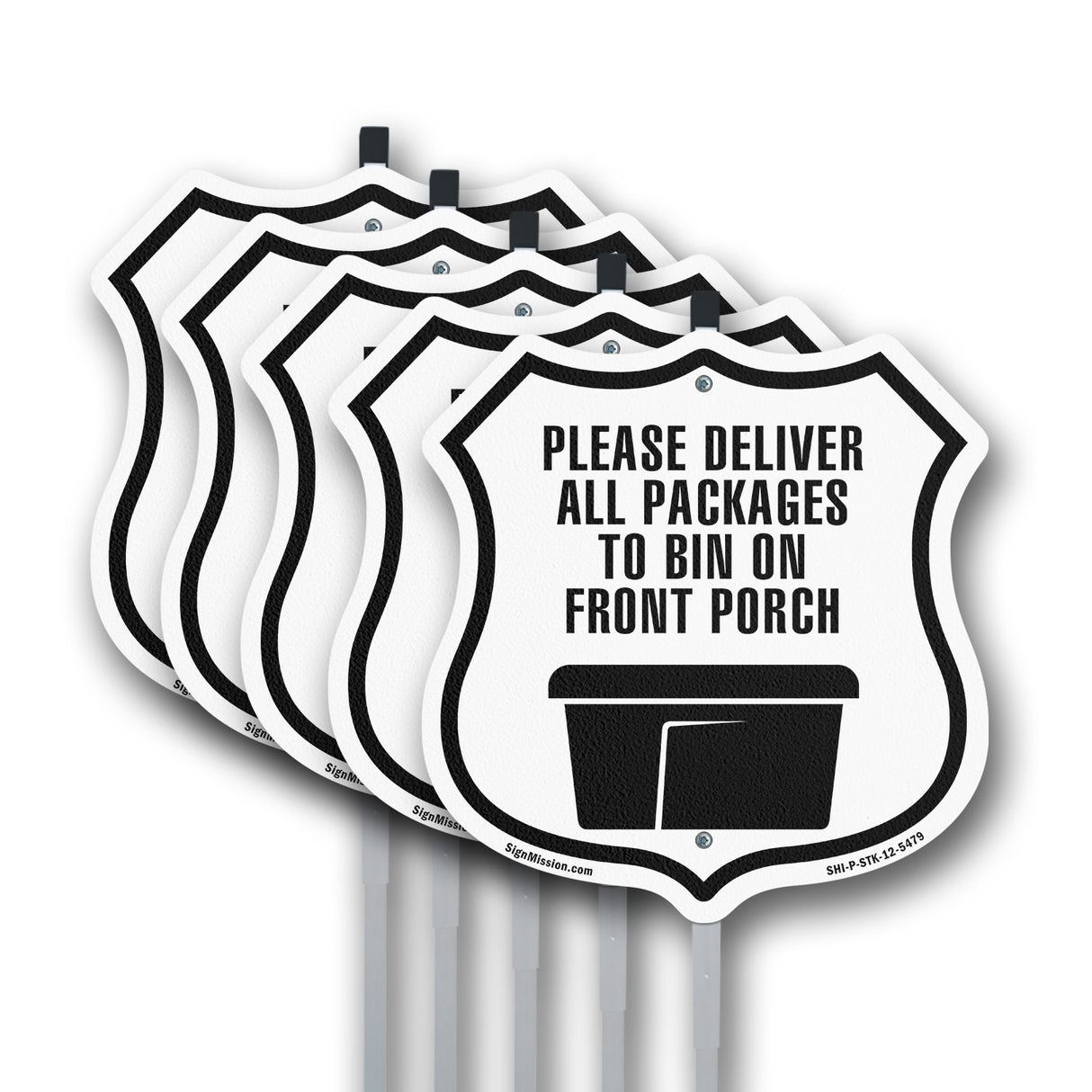 Please Deliver All Packages To Bin On Front Porch
