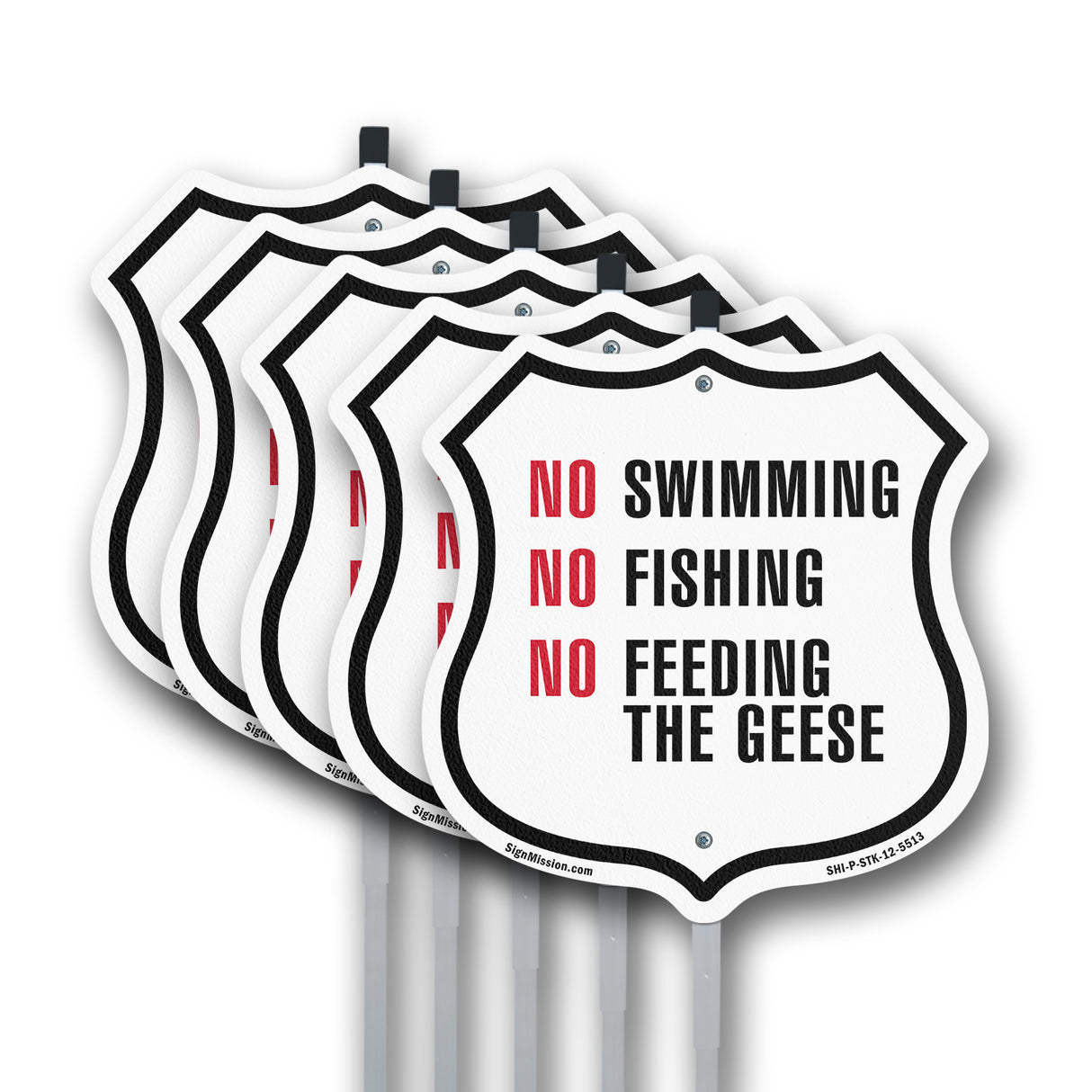 No Swimming No Fishing No Feeding The Geese