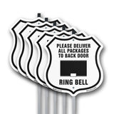 Please Deliver All Packages To Back Door Ring Bell