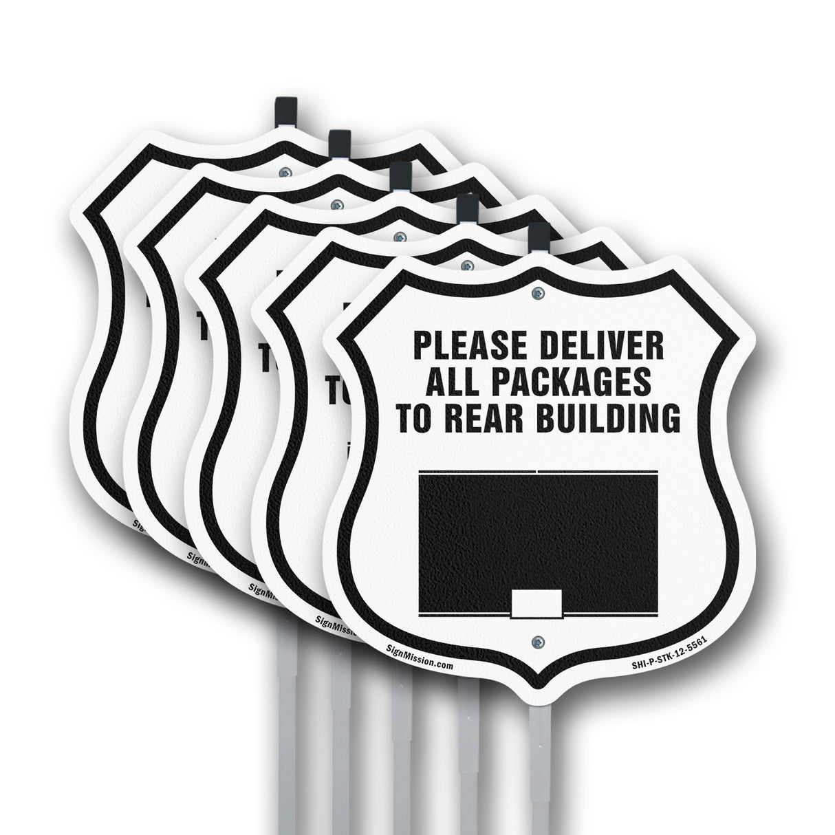 Please Deliver All Packages To Rear Building