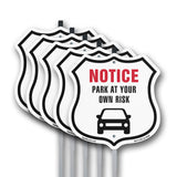 Notice Park at Your Own Risk