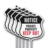 Notice Private Property Keep Out
