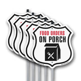 Food Orders on Porch