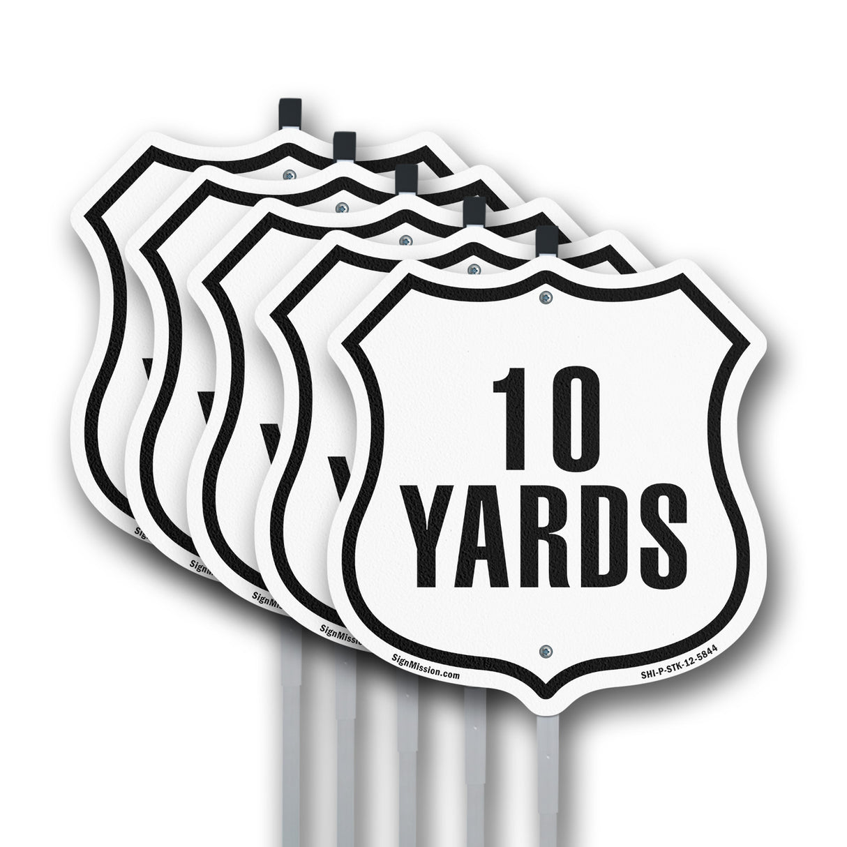 10 Yards Golf Course Running Race 5k Marathon Distance Marker