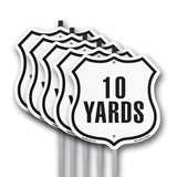 10 Yards Golf Course Running Race 5k Marathon Distance Marker