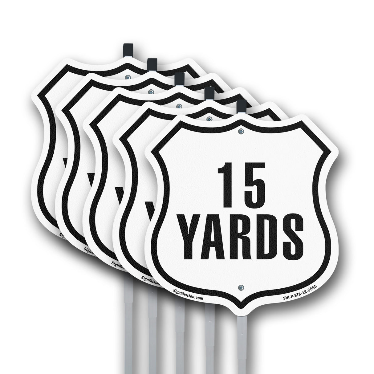 15 Yards Golf Course Running Race 5k Marathon Distance Marker