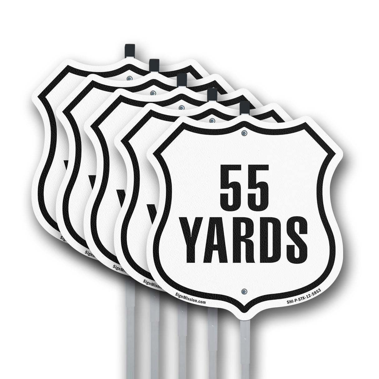 55 Yards Golf Course Running Race 5k Marathon Distance Marker