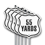 55 Yards Golf Course Running Race 5k Marathon Distance Marker