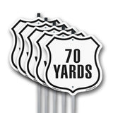 70 Yards Golf Course Running Race 5k Marathon Distance Marker