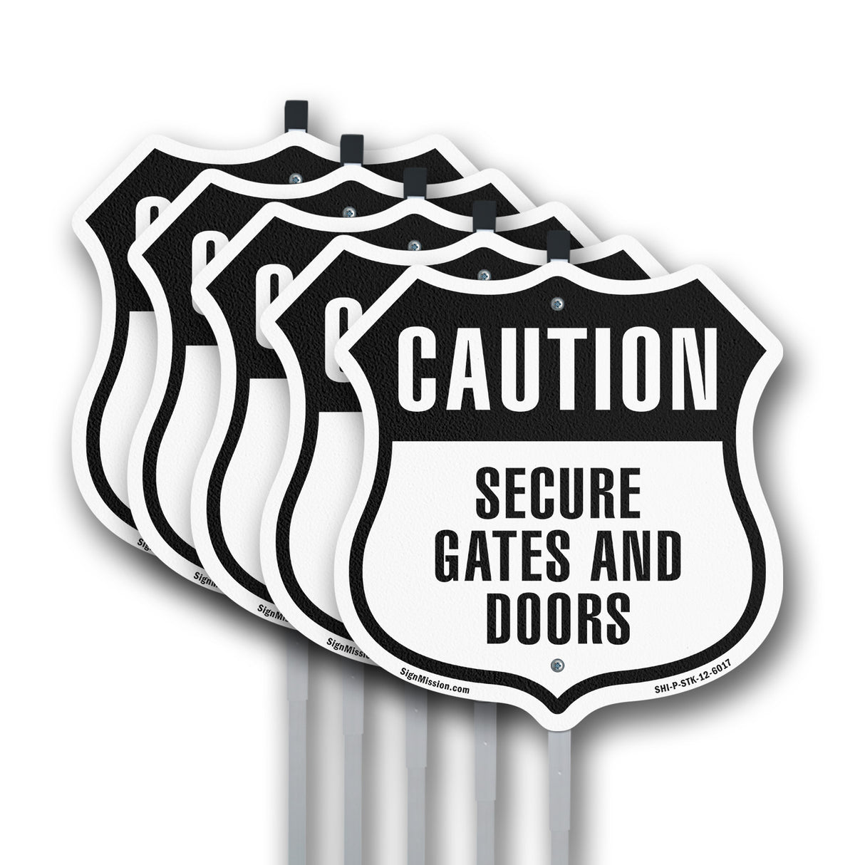 Caution Secure Gates and Doors